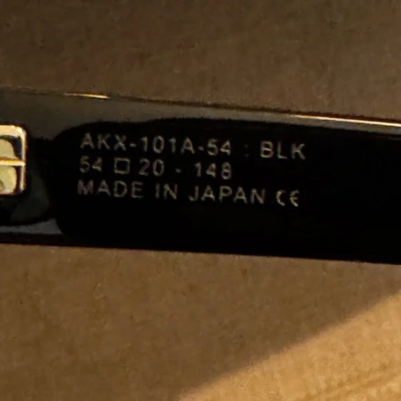 Akoni Leo Black sunglasses 54-20-148 - Picture 5 of 6